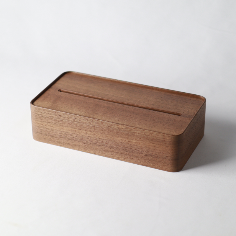 ティッシュケースBOX｜ウォールナット