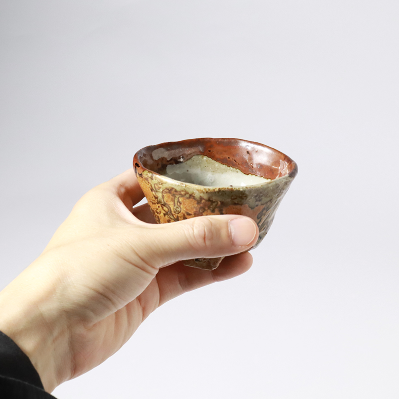 鬼福 湯のみ｜賎機焼（しずはたやき）