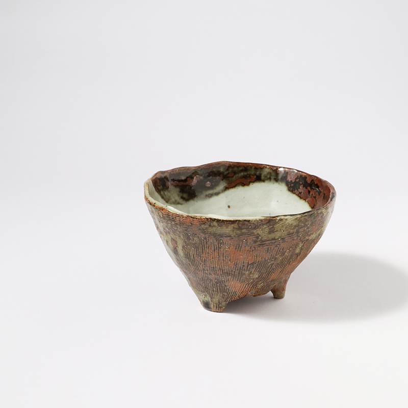 鬼福 茶碗｜賎機焼（しずはたやき）