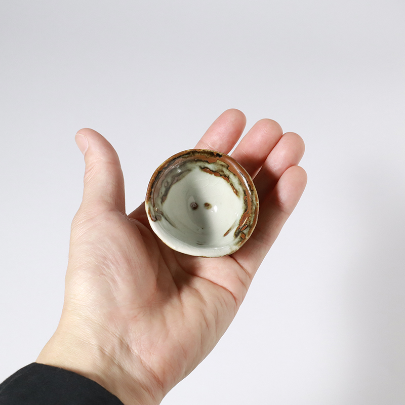 鬼福 ぐいのみ｜賎機焼（しずはたやき）